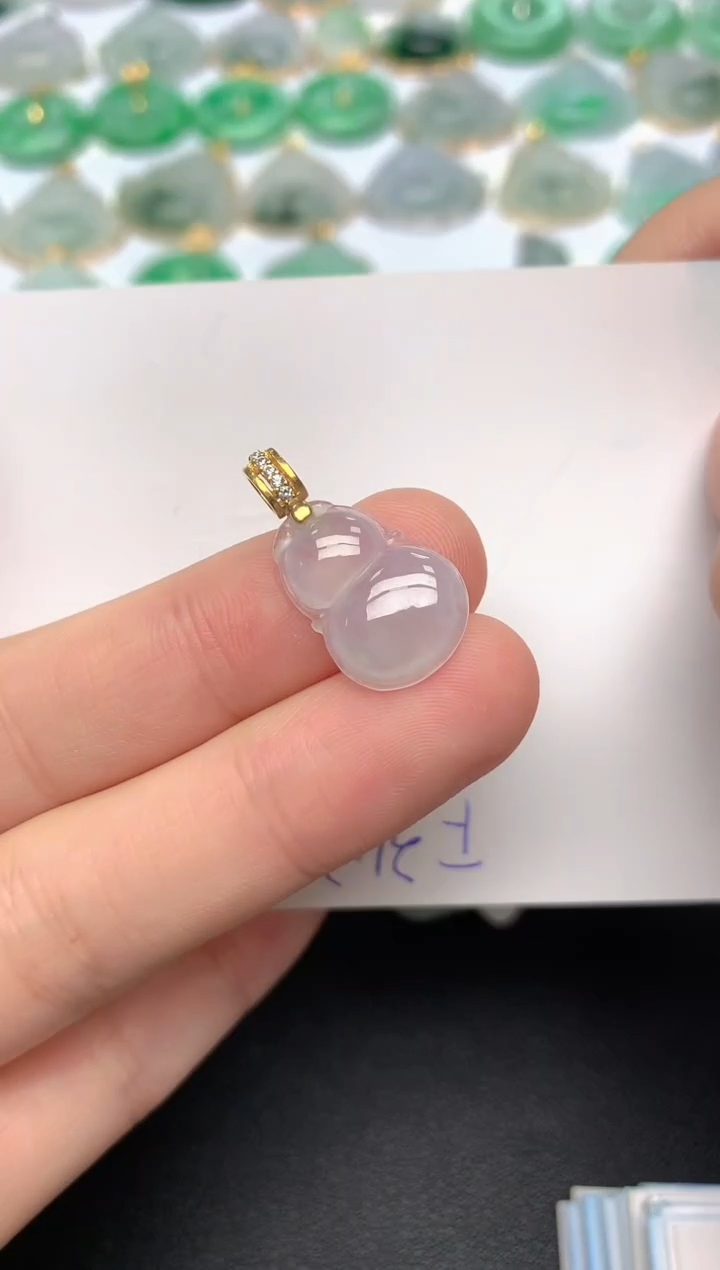 颈饰未镶嵌翡翠 天然缅甸A货翡翠百元以上9元证书费自理