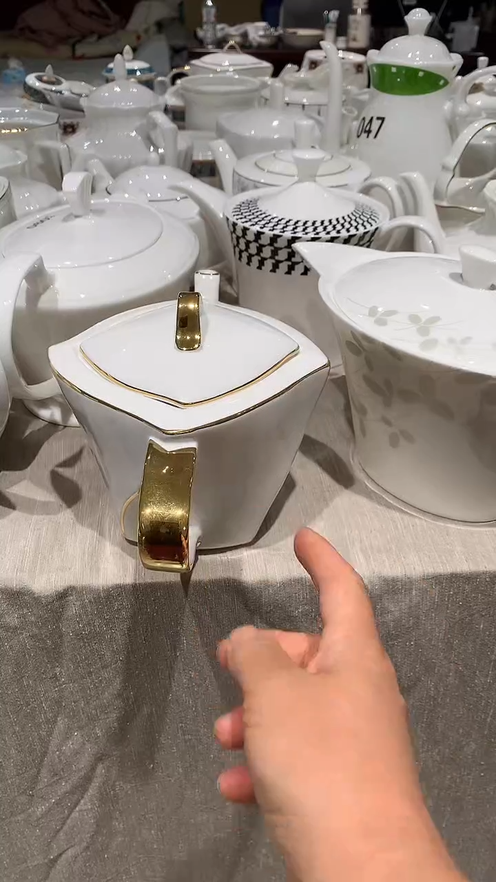 壶1个隆达骨质瓷