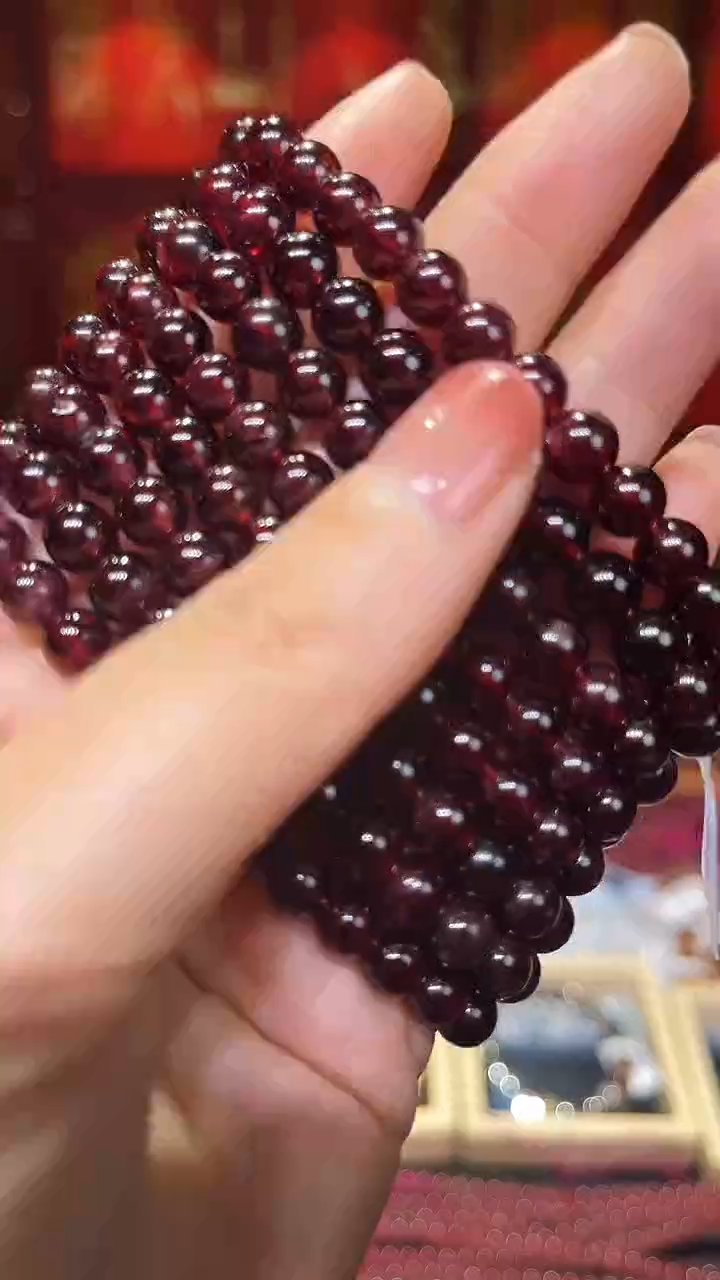 【闪购商品】水晶手链未镶嵌晨曦珠宝石榴石