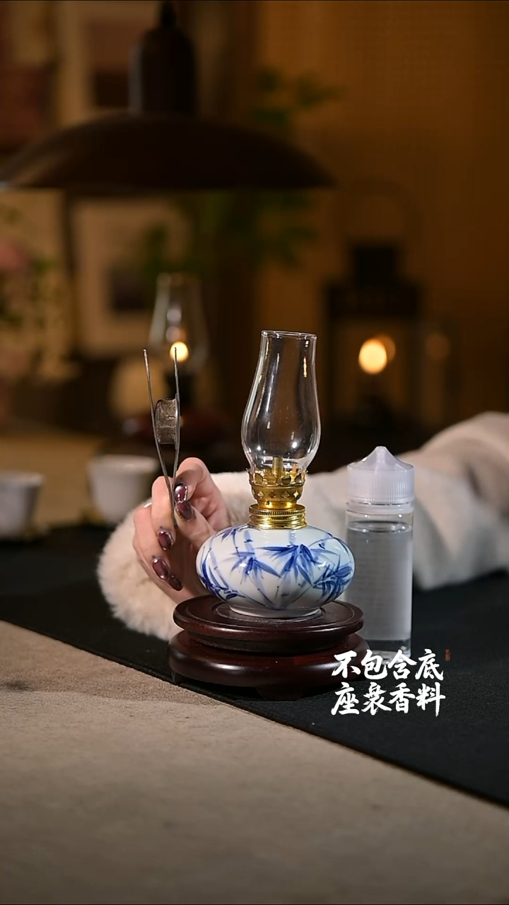 景德镇陶瓷香薰灯摆件