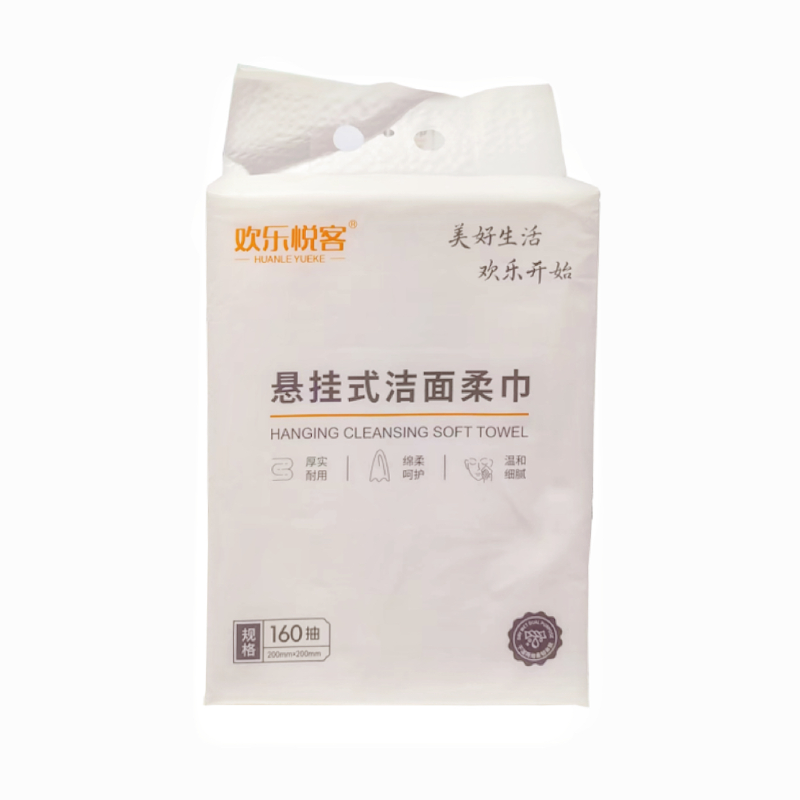 欢乐悦客 悬挂式洁面柔巾 160抽