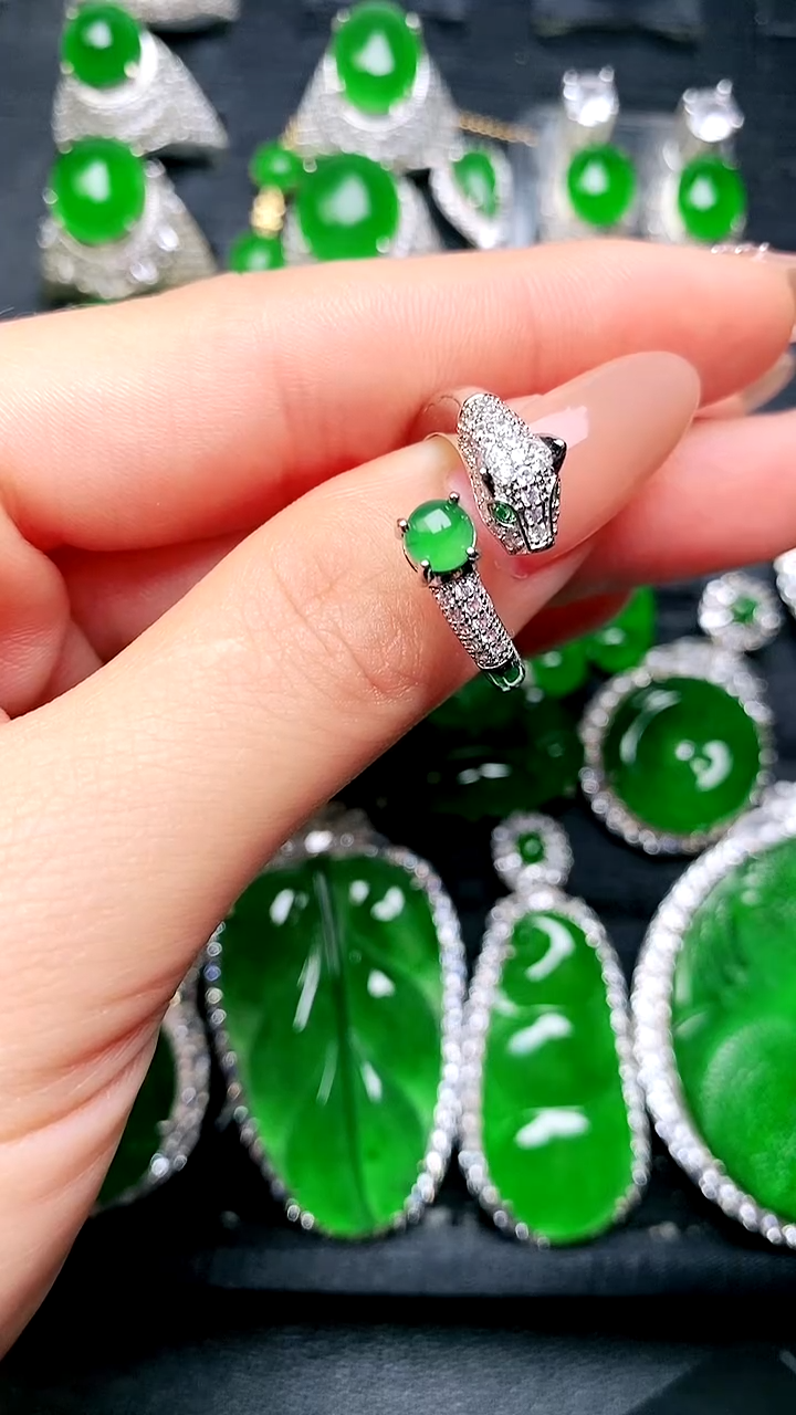 【闪购商品】翡翠戒指未镶嵌女戒