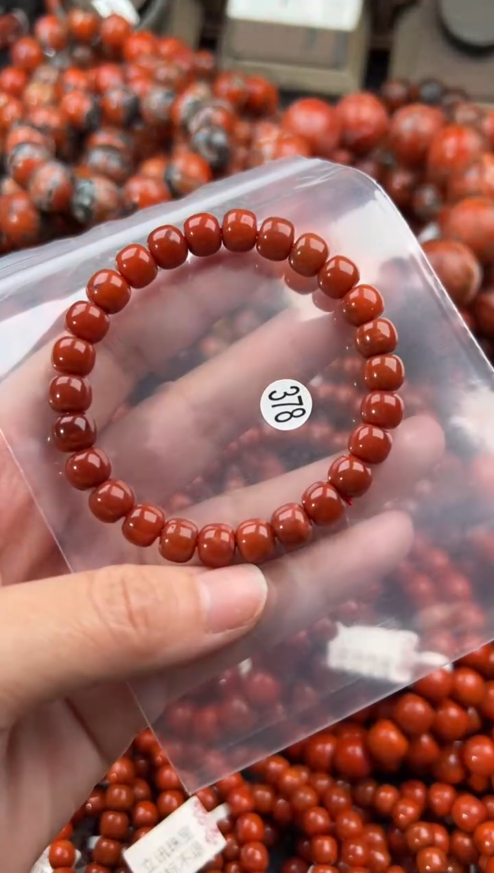 未镶嵌手串南红玛瑙8+