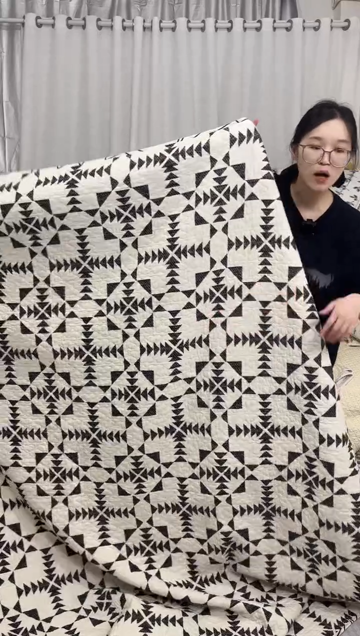 棉200*230几何床盖