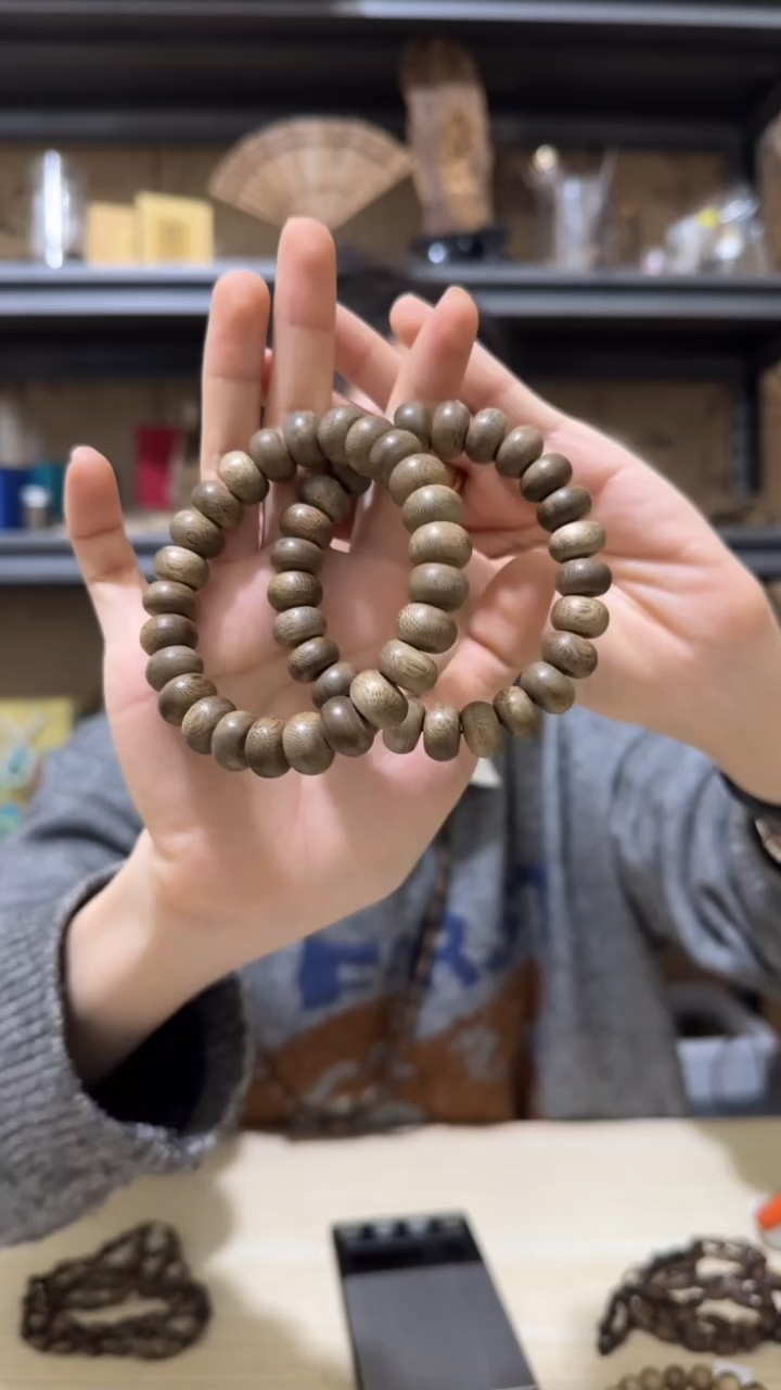 【闪购商品】沉香手串加里曼丹算盘珠野料手串多样性一条卡12