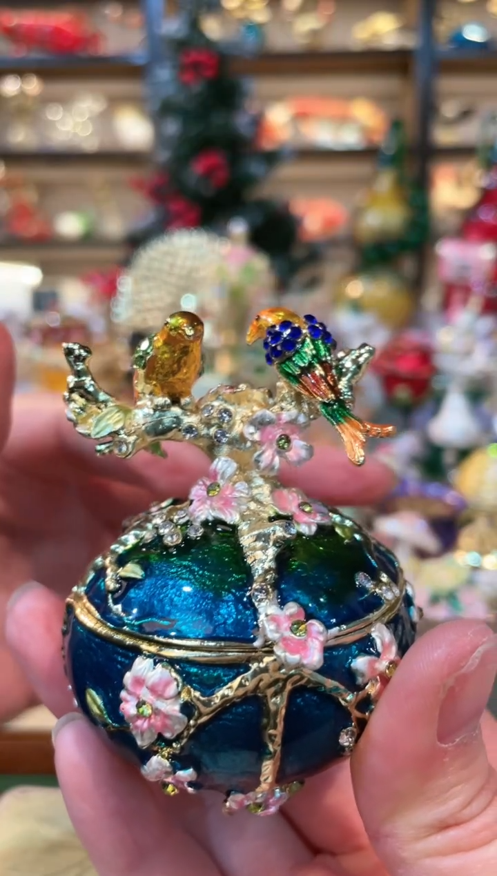 【闪购商品】 珐琅彩精致首饰盒