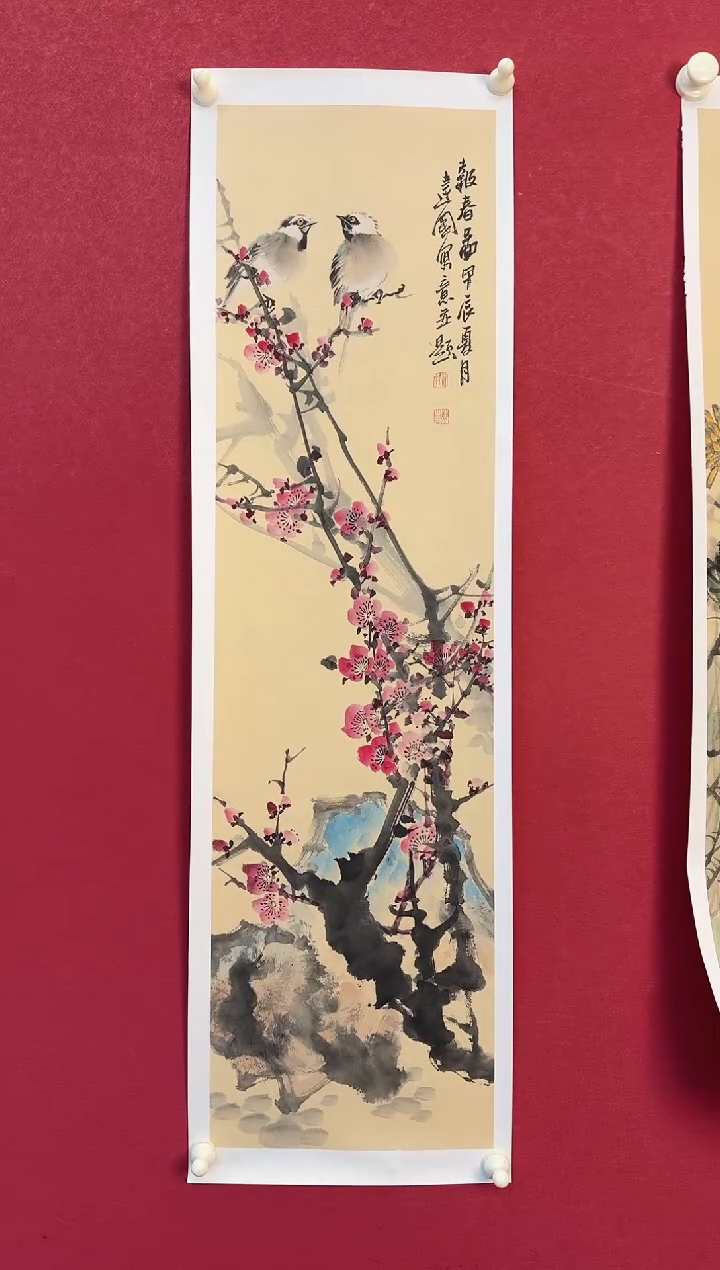 国画施老师写意花鸟国画作品
