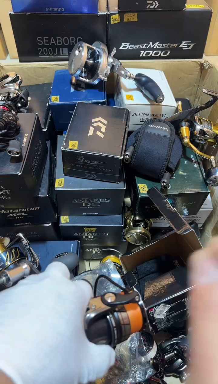 钓*鱼小李日本中古渔具鱼线轮