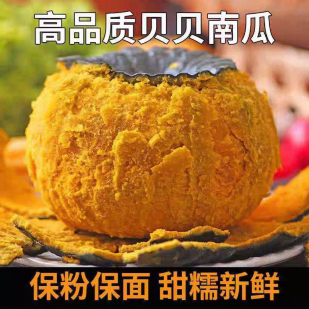 【坏果包赔】沙地贝贝粉糯香甜板栗味内蒙贝贝小南瓜辅食粗粮代餐