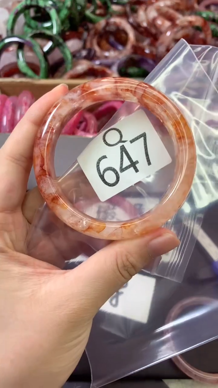 水晶手镯未镶嵌Q647-58
