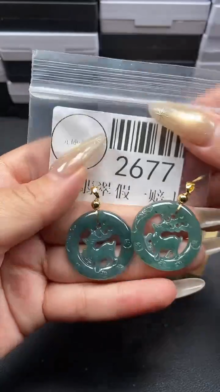 颈饰未镶嵌翡翠2677