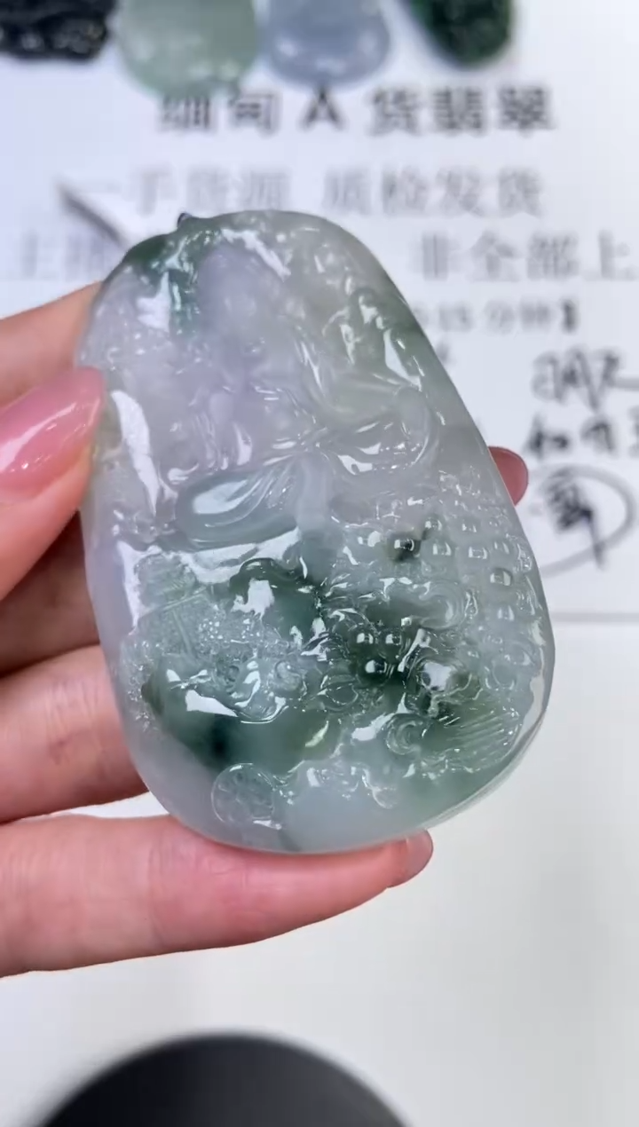 翡翠挂件未镶嵌293317   