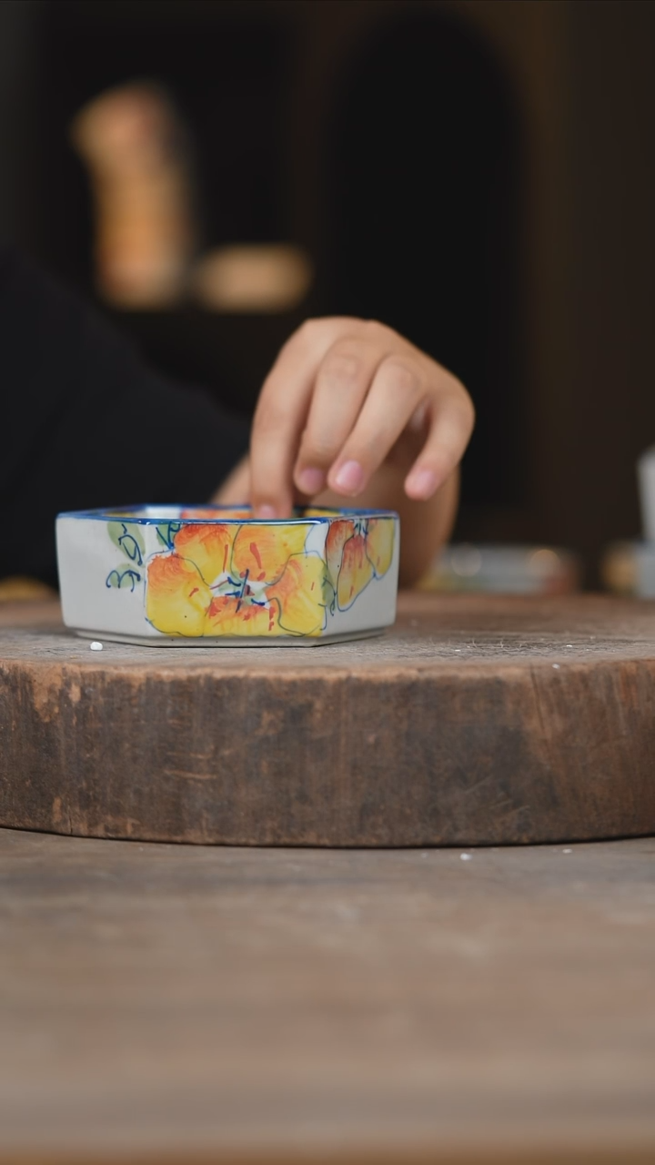 瓷片景德镇高温釉下彩（食品级）