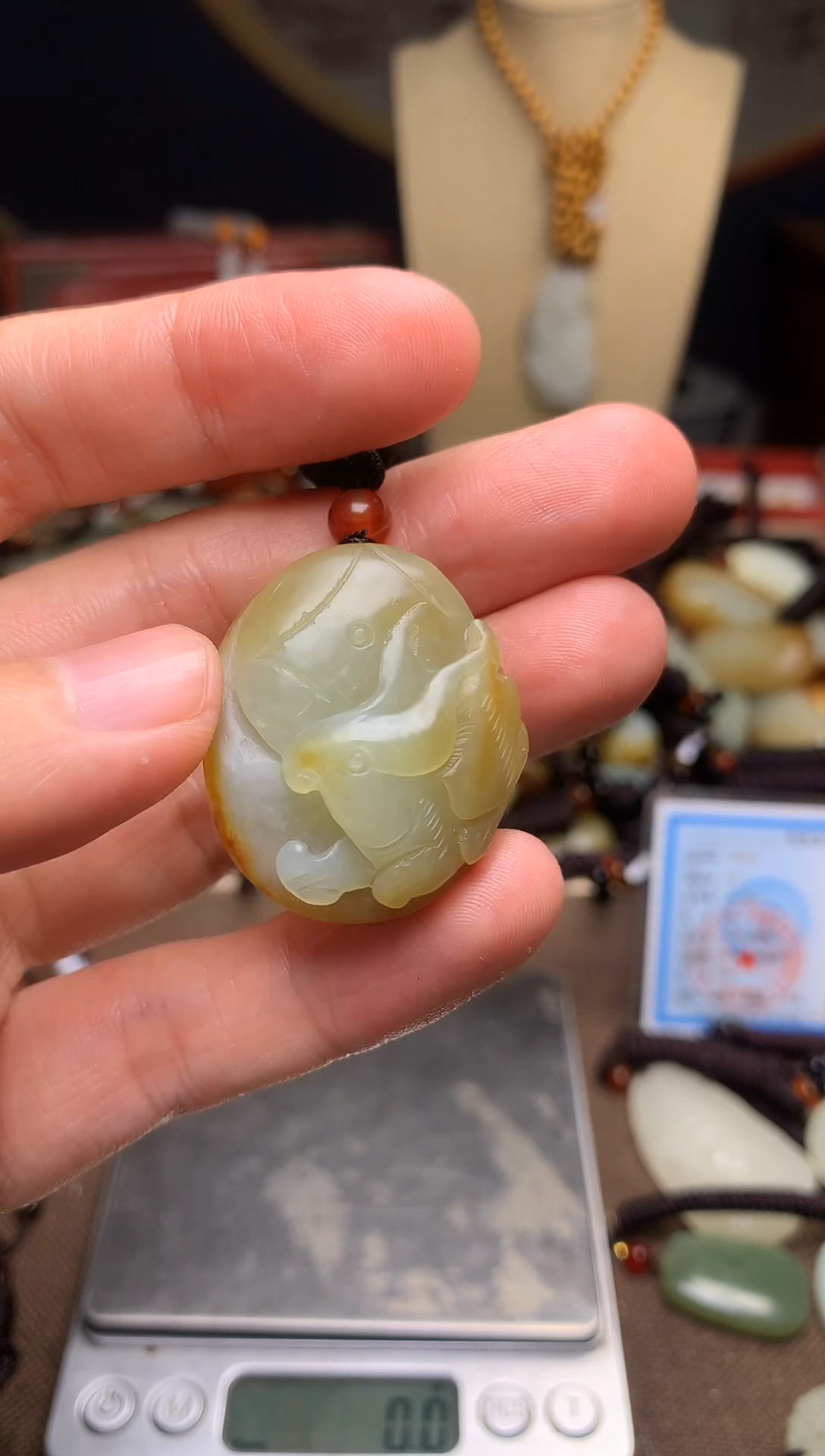 颈饰未镶嵌和田玉新疆料青海料清水和田玉吊坠