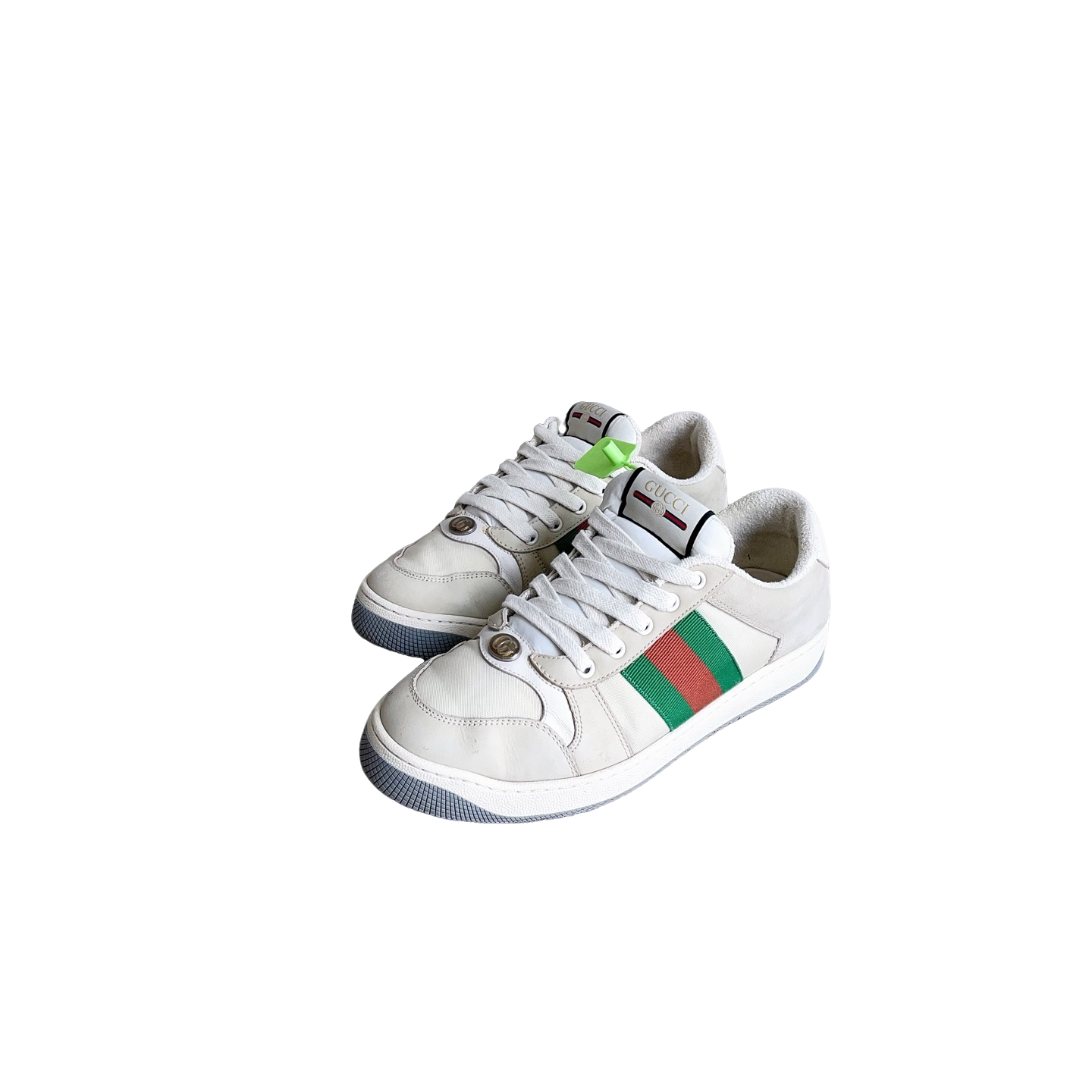 95新 GUCCI/古驰 红绿脏脏鞋41码 d5852