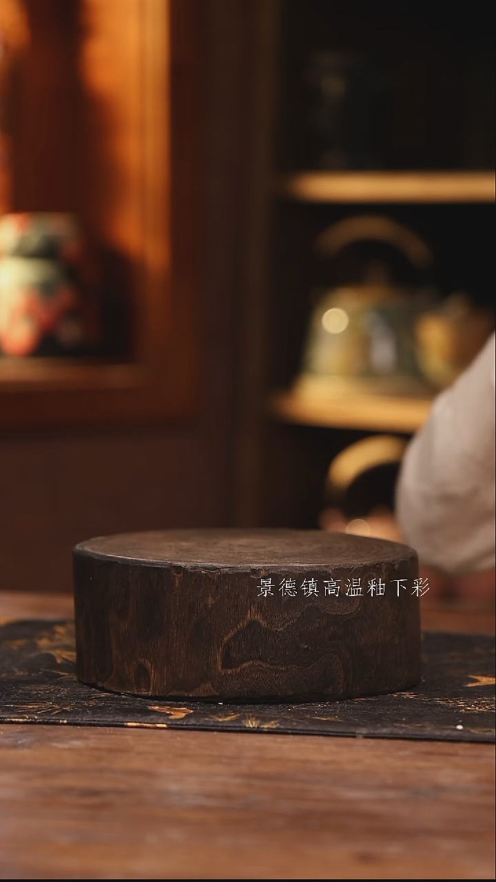 陶瓷景德镇高温釉下手绘陶瓷@L224@