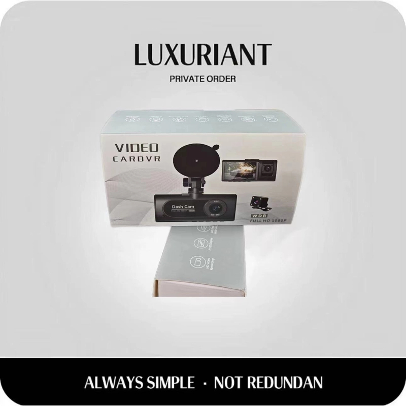 行车记录仪 1080P夜视三镜头WIFI记录仪倒车可视行车记录仪