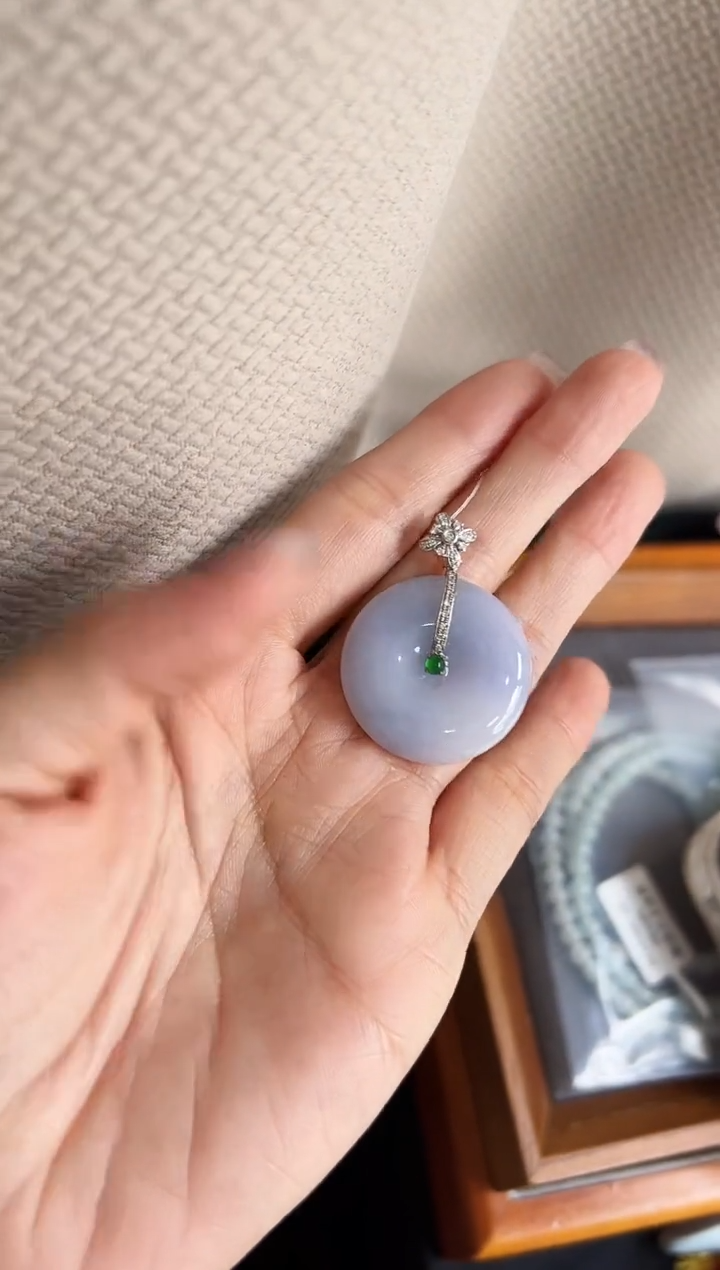 【闪购商品】翡翠颈饰18K金镶嵌DFZ0115-23