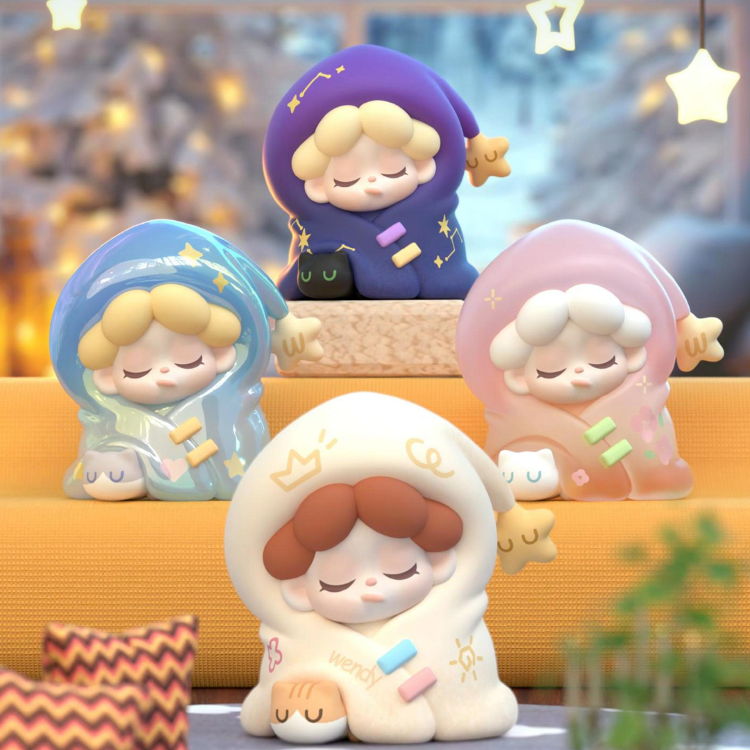 【拆盒】Wendy被窝暖烘烘系列萌粒潮玩盲盒（尾编加加）