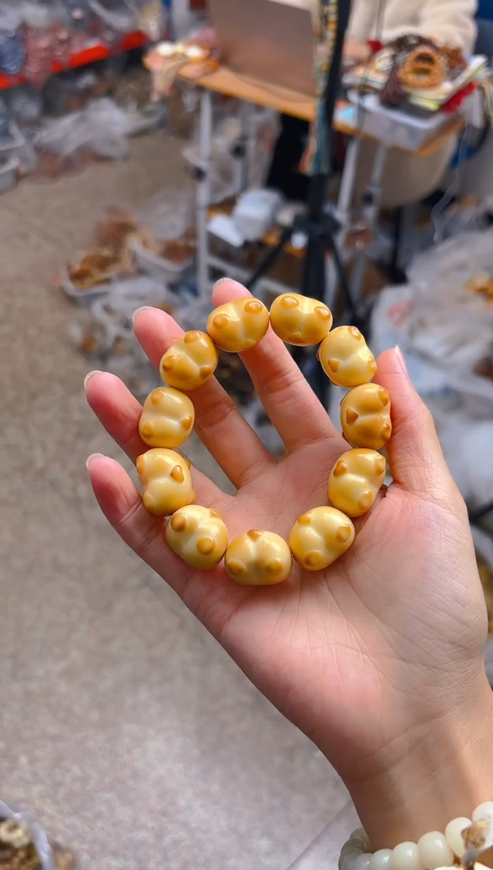 吊坠菩提根/象牙果柯基屁屁单圈