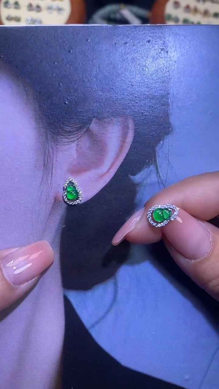 【闪购商品】翡翠吊坠(不含链)银S925镶嵌1