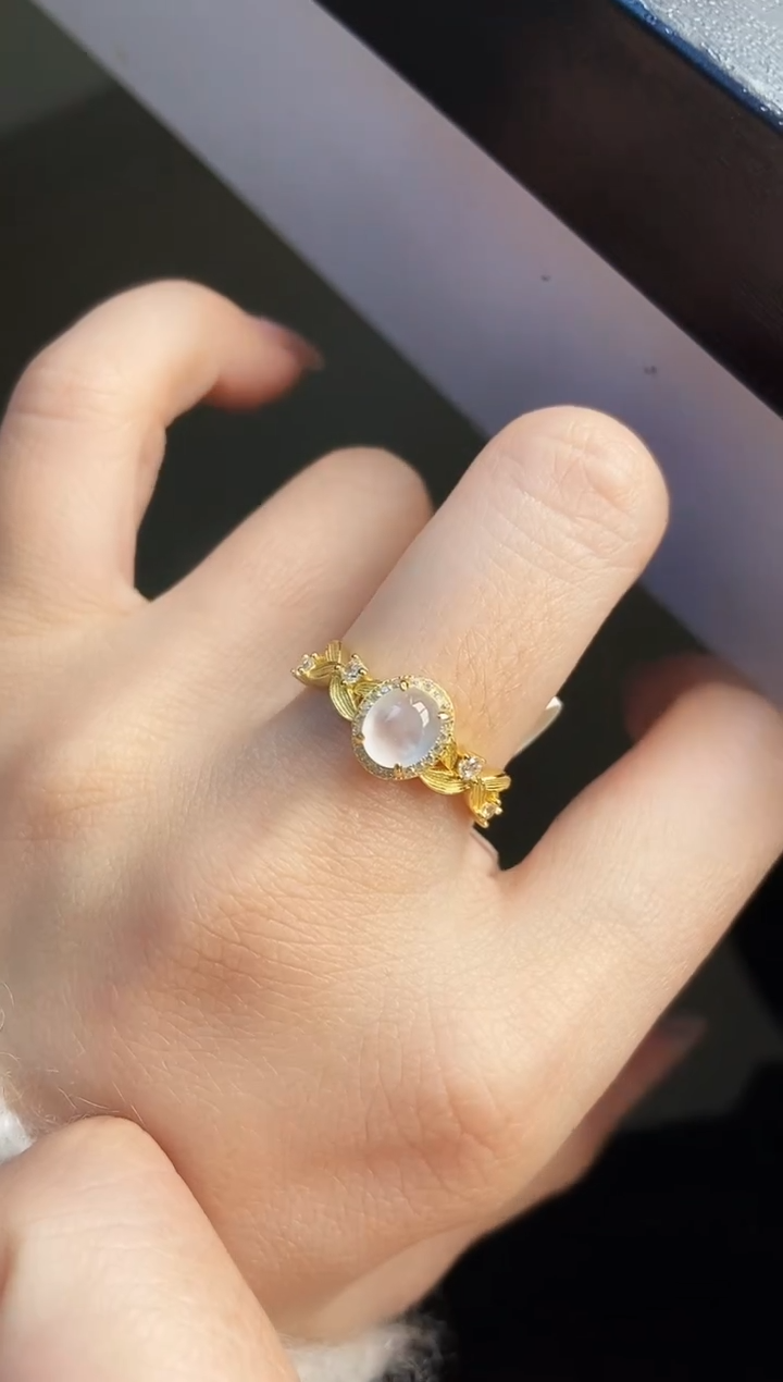 银S925镶嵌戒指翡翠12