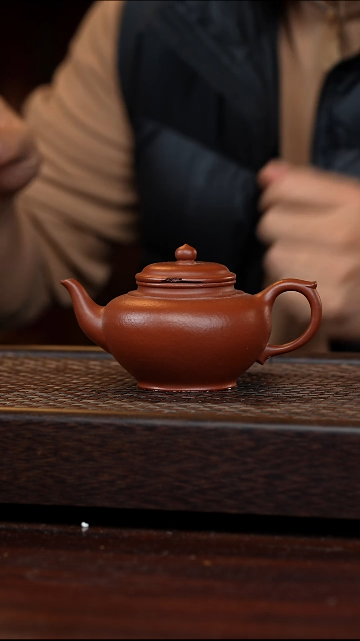 茶壶紫砂丹壶溢香紫砂壶220毫升微瑕