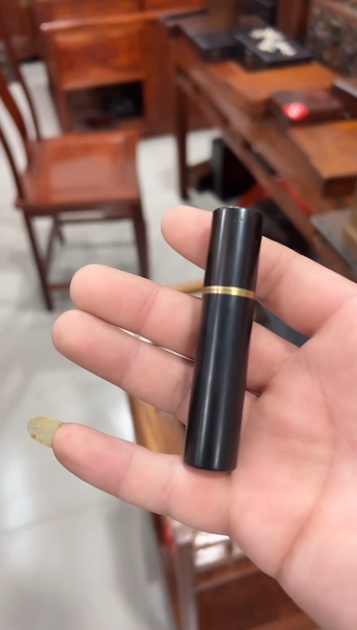 紫檀木小号牙签罐