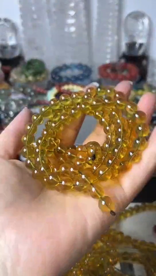 【闪购商品】琥珀手链未镶嵌矿坑50