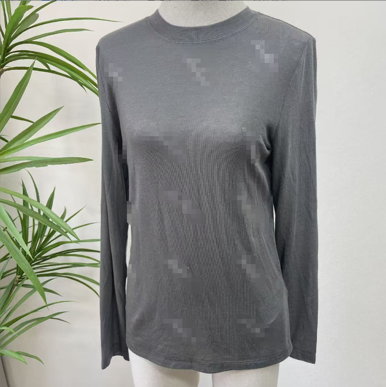 老F爷-烫钻字母长袖T恤-23W222