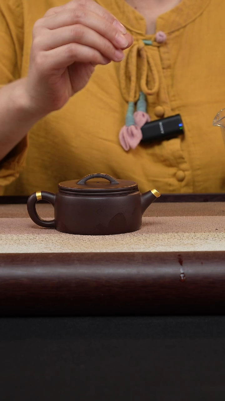 【闪购商品】紫砂茶壶老紫泥-汉瓦MH-1669