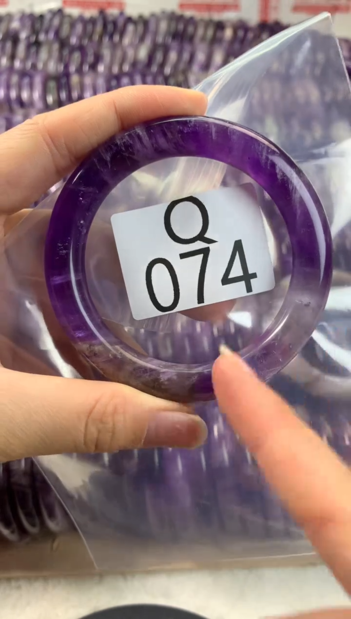 【闪购商品】水晶水晶手镯Q未镶嵌074-57