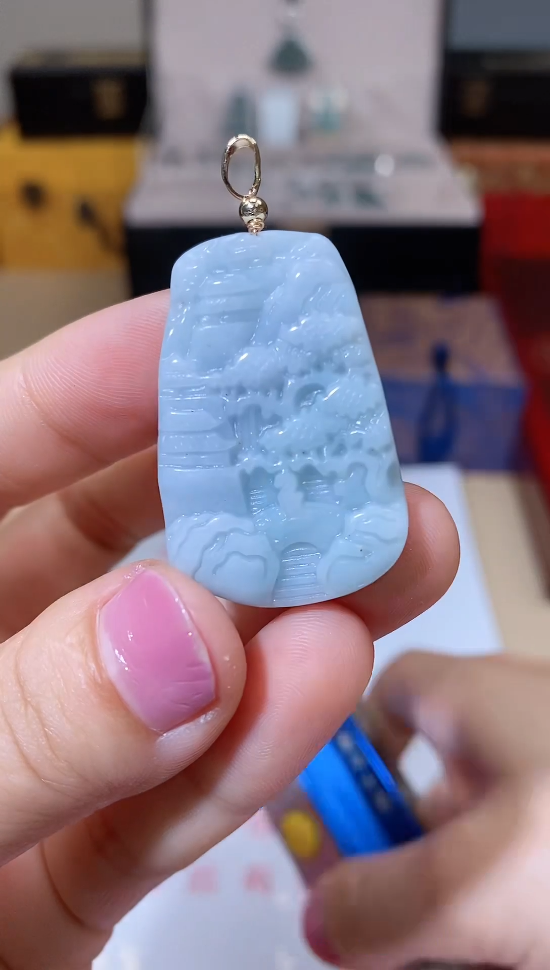 【闪购商品】翡翠颈饰未镶嵌天然A货翡翠