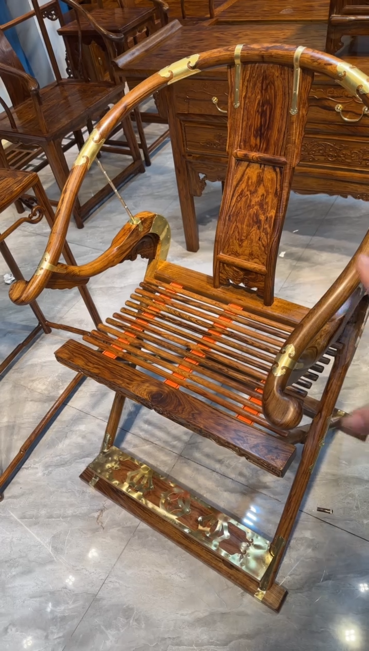 【闪购商品】木交椅螺穗木艺一物一拍000000