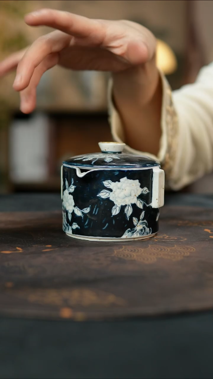 景德镇陶瓷杯碗柴烧多人