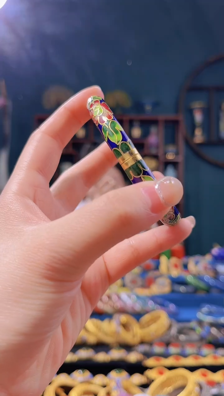 【闪购商品】景泰蓝手镯宝蓝色