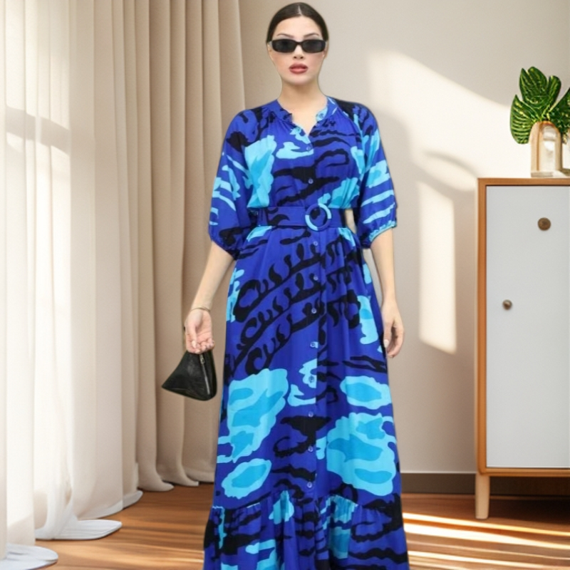 2025新款爆款夏季夏天高级感气质修身收腰时尚显瘦潮流复古连衣裙