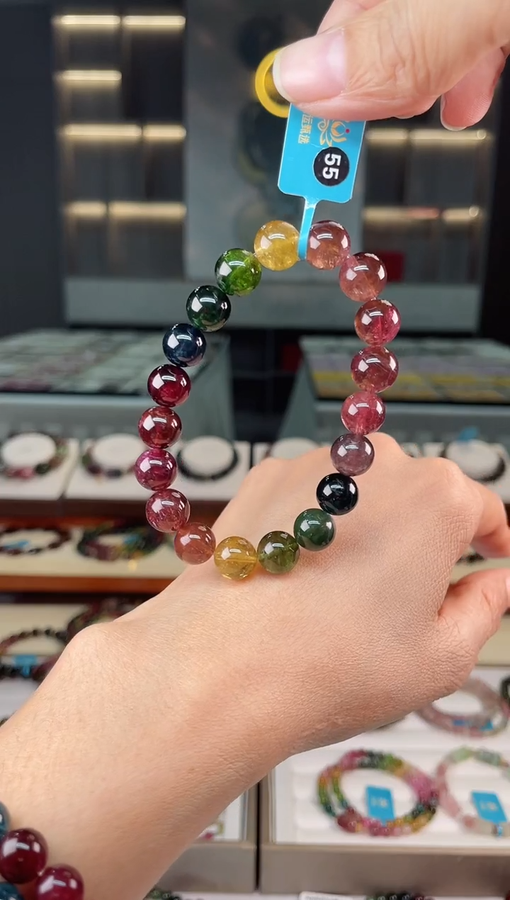 【闪购商品】碧玺单圈手串未镶嵌（多样性发一条）Q