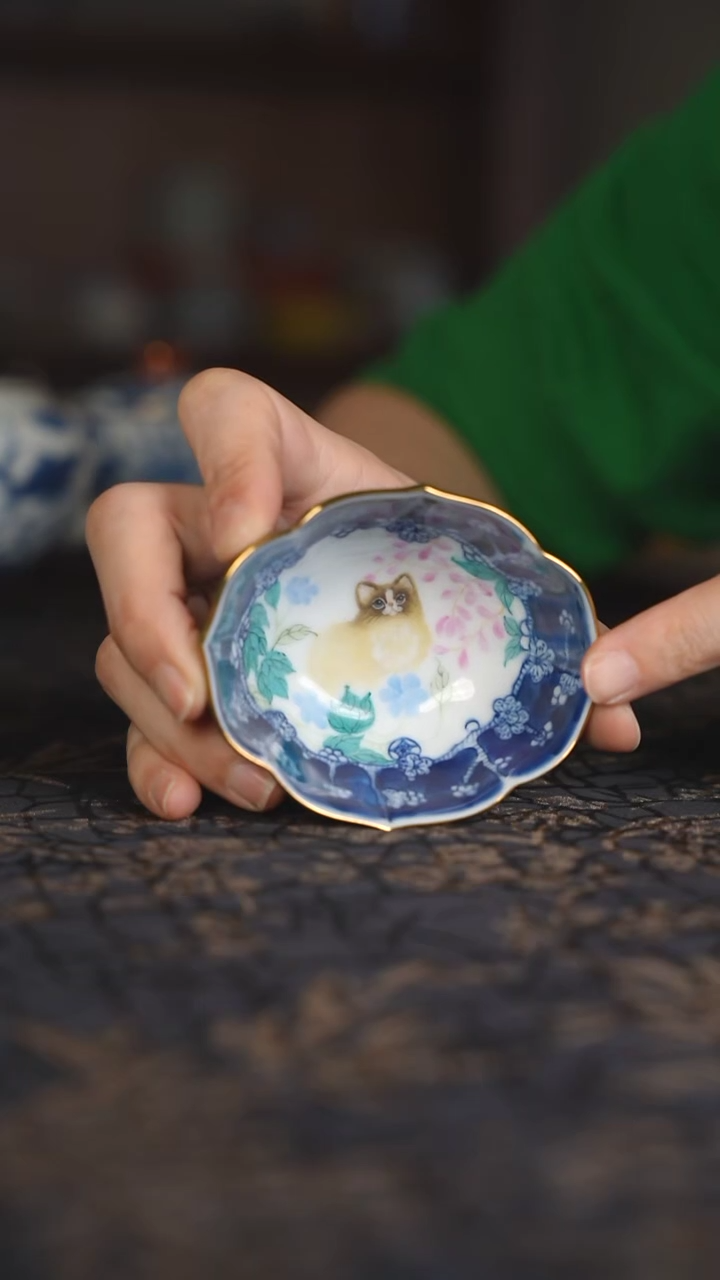 摆件瓷绿 景德镇精品陶瓷茶器