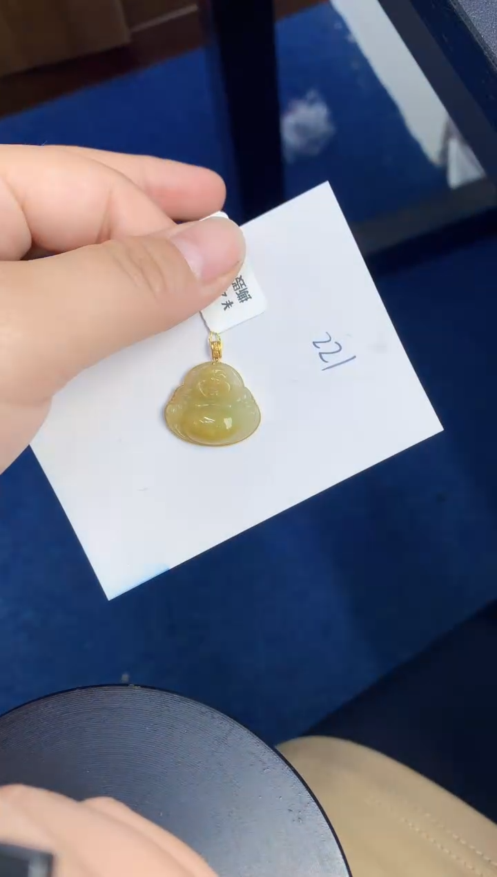 【闪购商品】翡翠颈饰18K金镶嵌000000000000