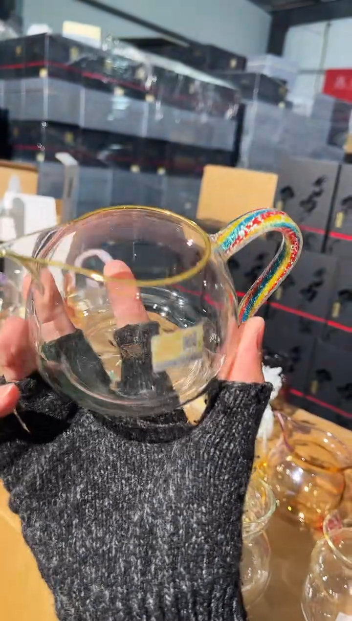 【闪购商品】彩虹描金聚宝公道杯晶焱金标