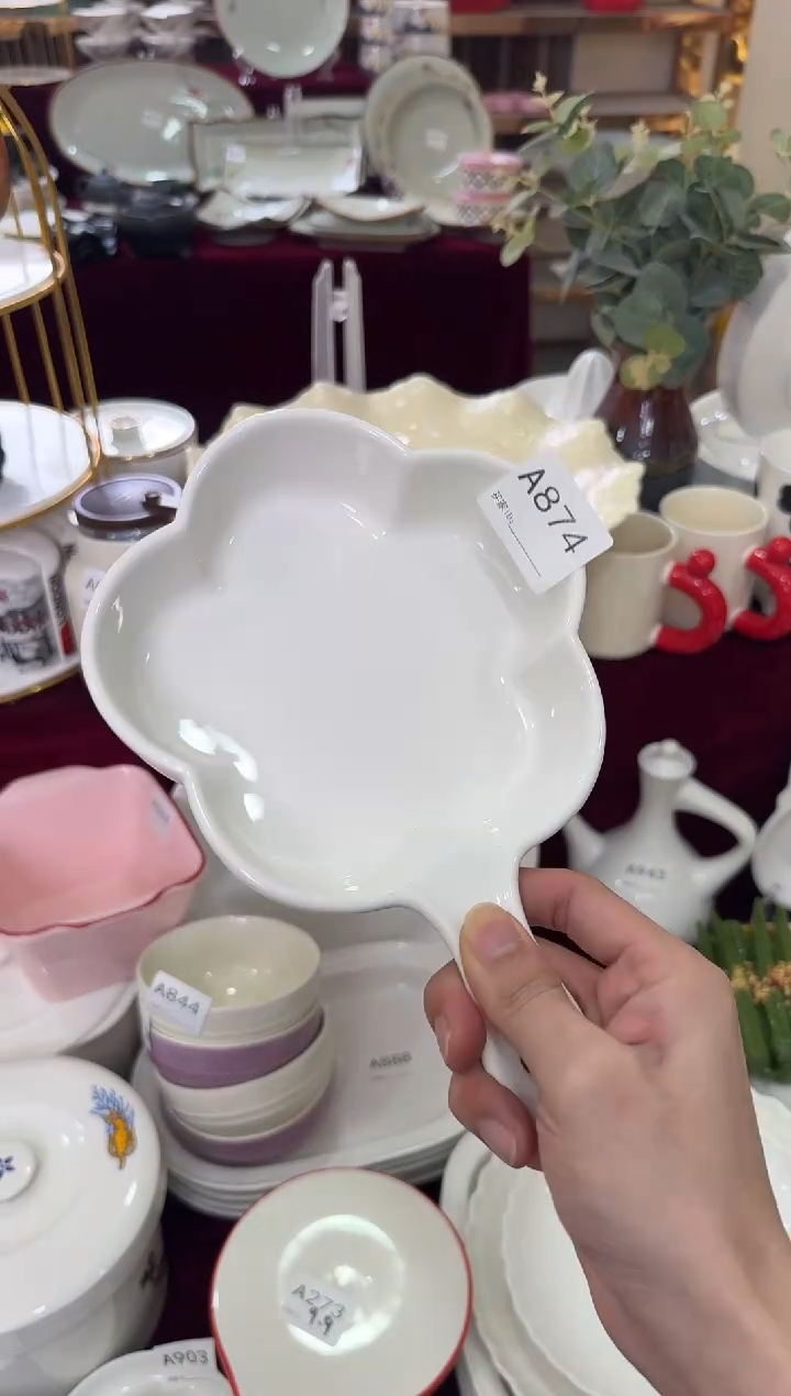 摆件陶A874  仓库清仓微瑕陶瓷餐具（颜色随机）