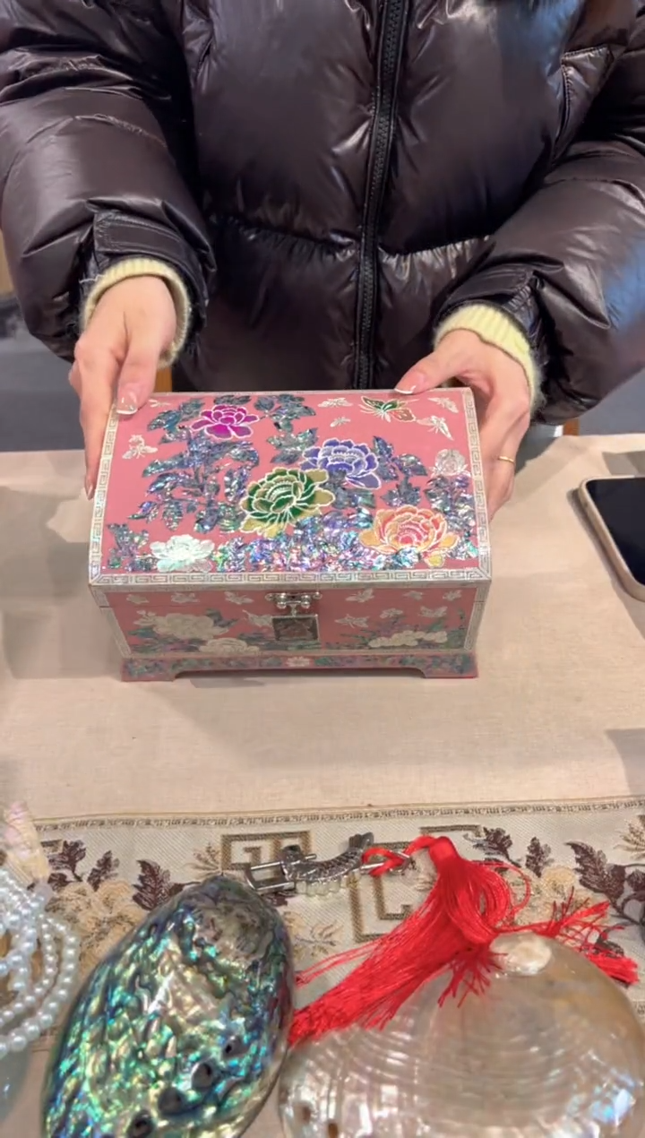 【闪购商品】按扣满贝底·弘贝雅螺钿漆器文化馆