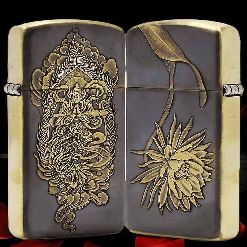 ZIPPO/之宝 纤巧窄机【韦陀】正品煤油打火机KF-DF