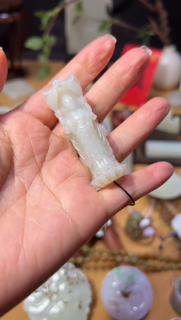 【闪购商品】和田玉XHM-664  三面佛勒子