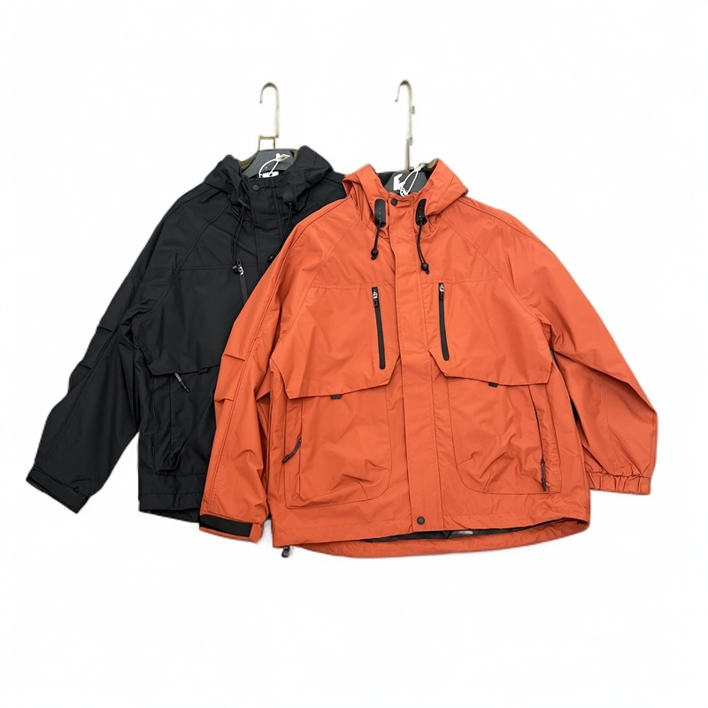 【聚】6270  百搭休闲冲锋衣时尚夹克外套   w210-609