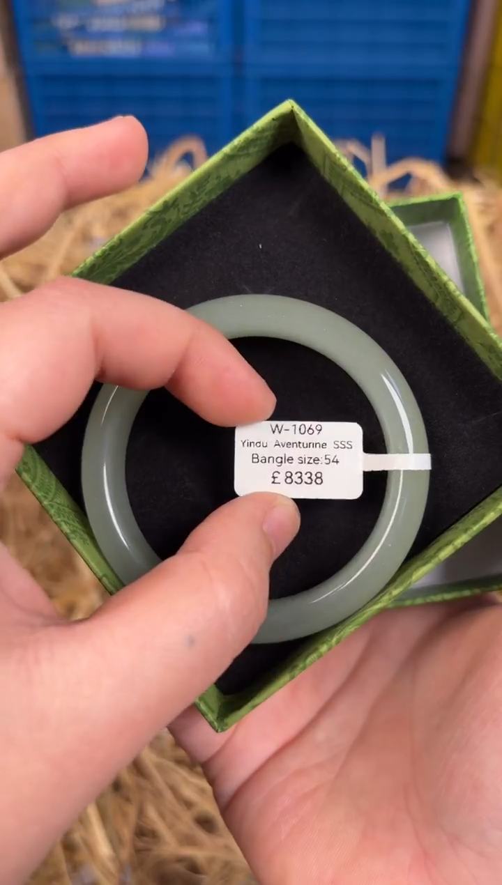 未镶嵌手镯石英质玉W1069