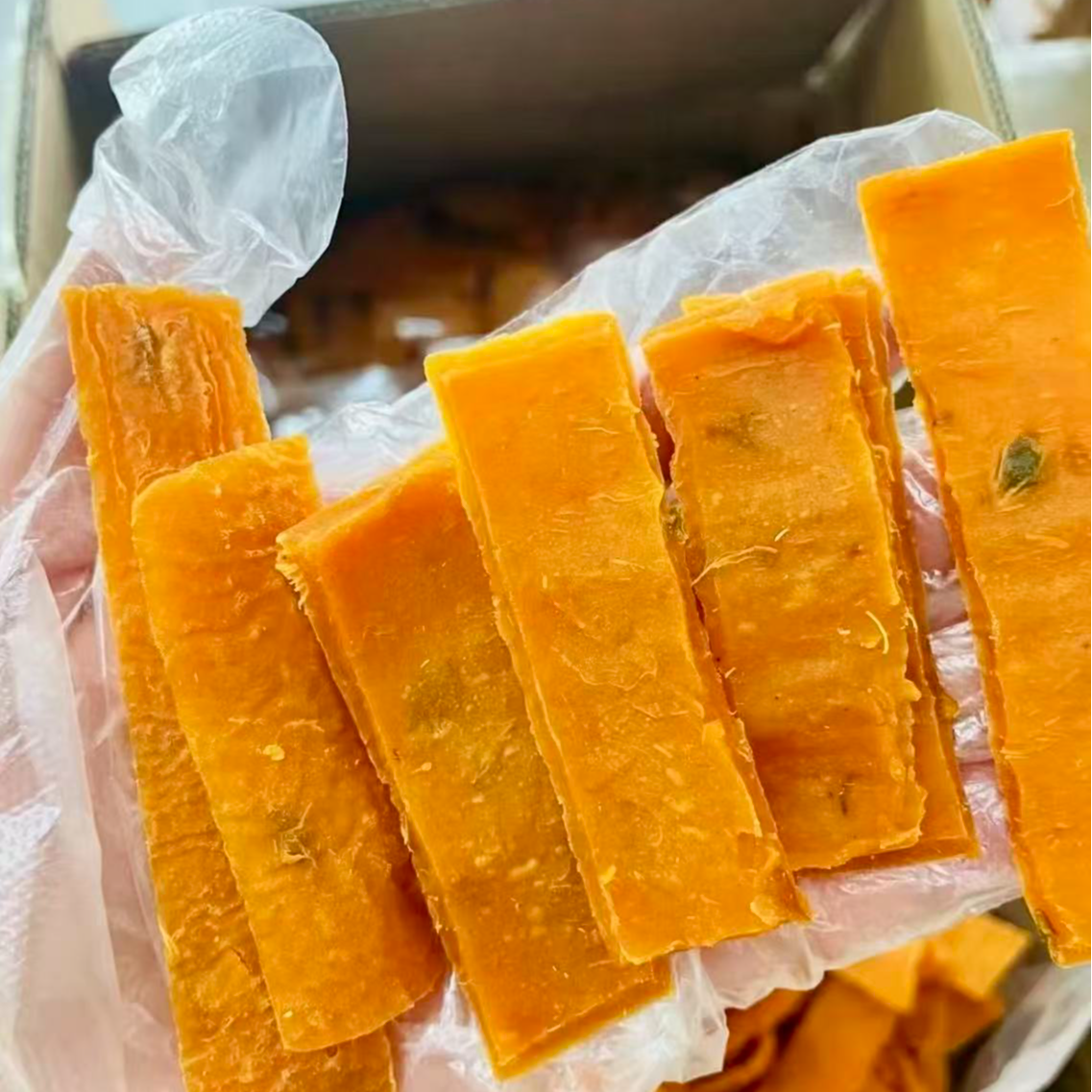 湖南特产金桔红薯片芝麻红薯片
