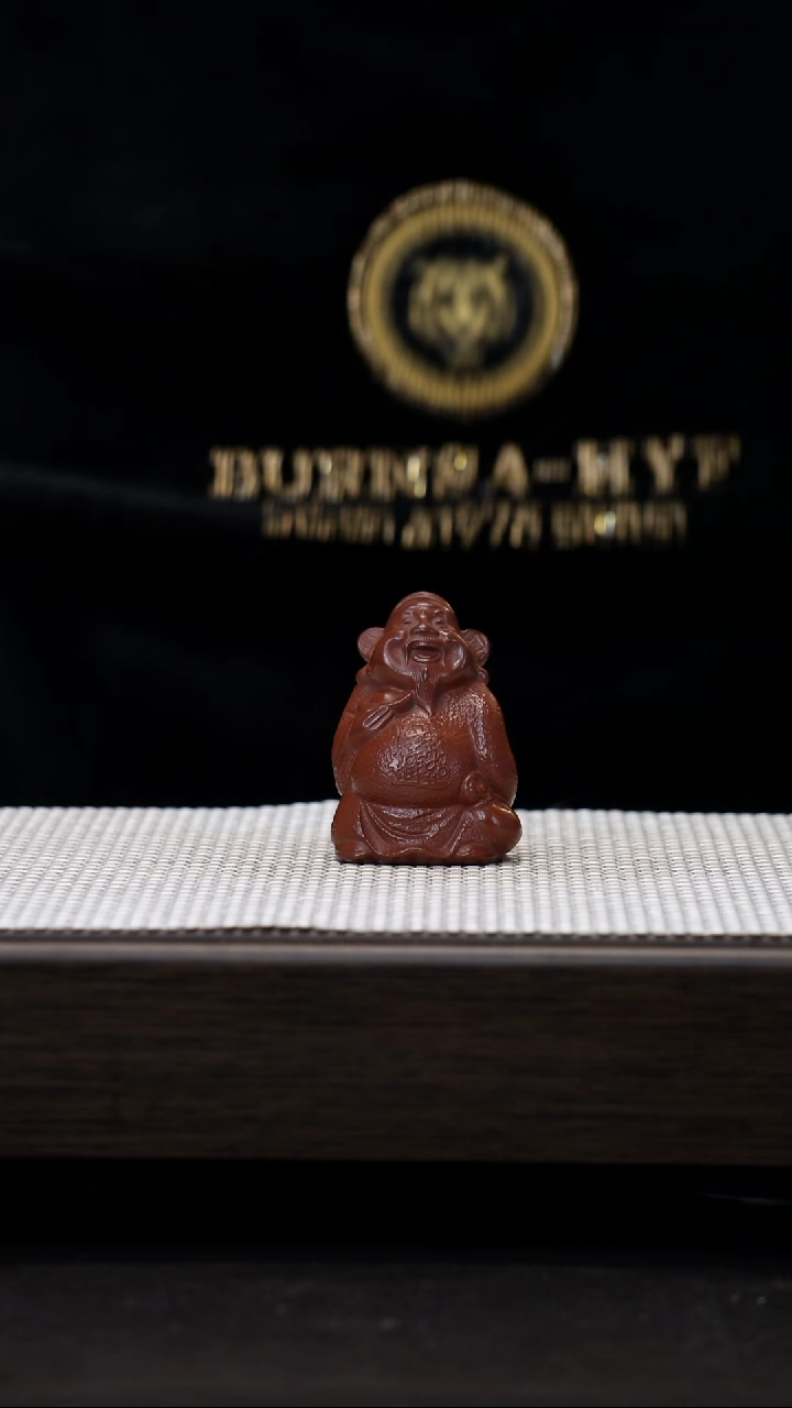 【闪购商品】紫砂茶壶原矿紫砂财神爷摆件