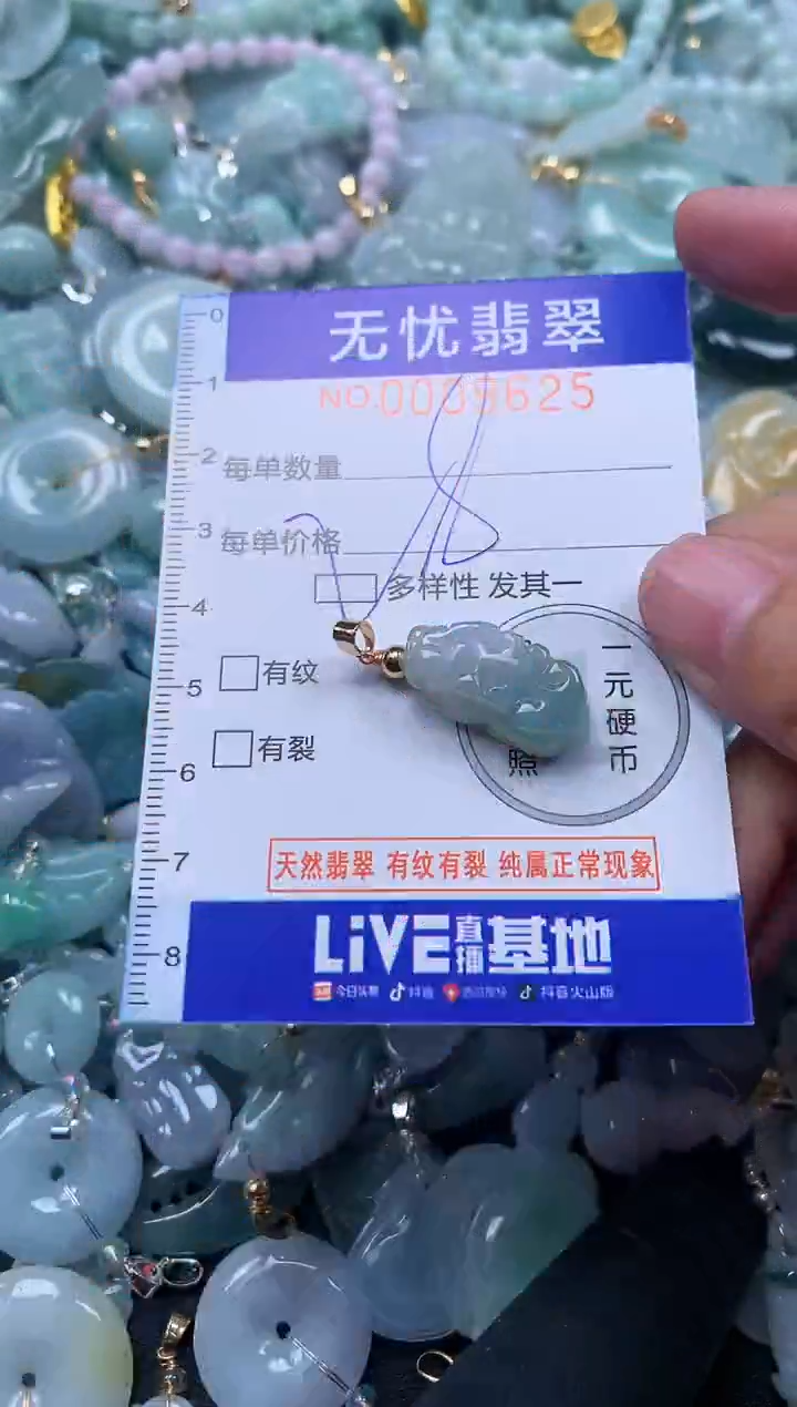 颈饰未镶嵌翡翠9625